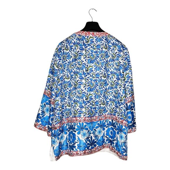 Escada Silk Boho Floral Print Tunic Size 42 EU 12 US - Picture 4 of 9